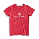 Women's Vintage Bake Eat Repeat Tee